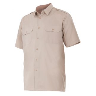 CAMISA M/ CURTA C/ APLICAÇÃO DE PASSADORES - IND/532